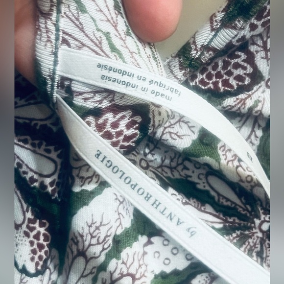 Anthropologie Jessie Cream & Green
Floral Cropped Wide Leg Jumpsuit size XS - Picture 10 of 16